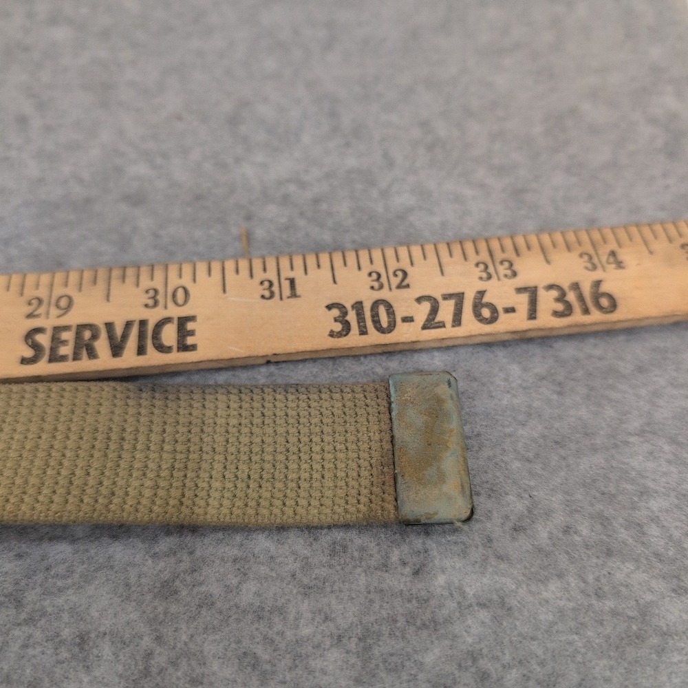 Vintage Boy Scouts of America Belt Buckle Web Belt Metal Brass Emblem 32 in - Picture 3 of 3